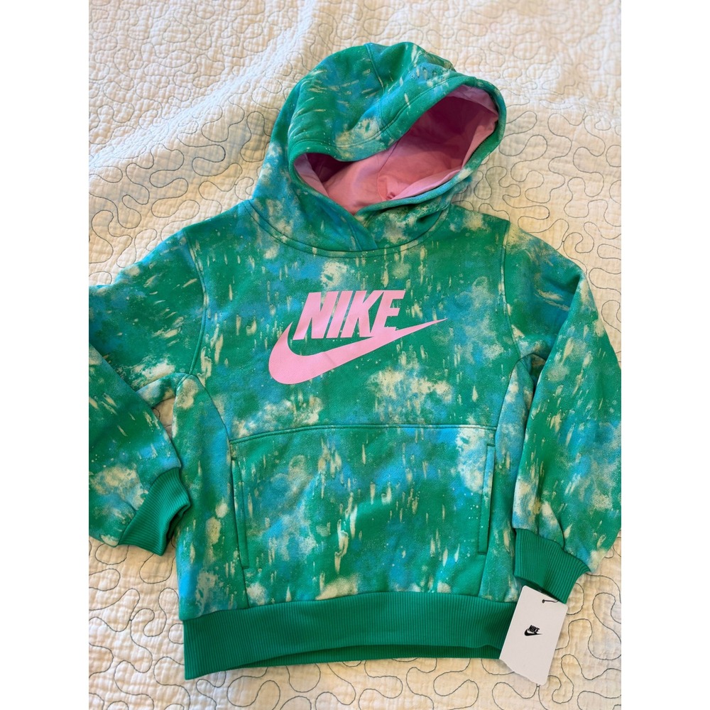 Nike Girls Tie Dye Hoodie Sweatshirt Size 6 #237